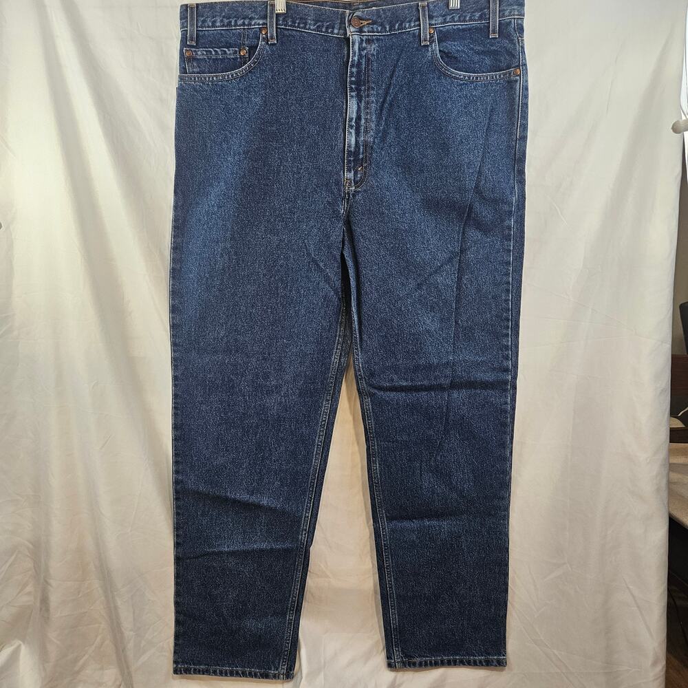 Vtg Levi's 540 Relaxed Fit Jeans Men's 44x32 NWT Brown Tab Dark Wash 90s